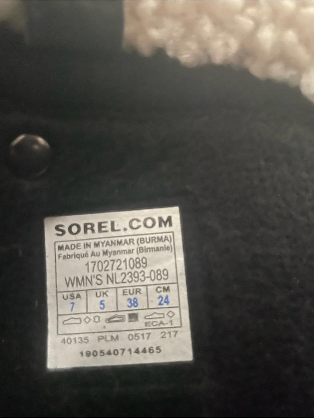 Sorel JOAN OF ARCTIC Women's Waterproof Snow Boot Genuine Suede Shearling Size 7